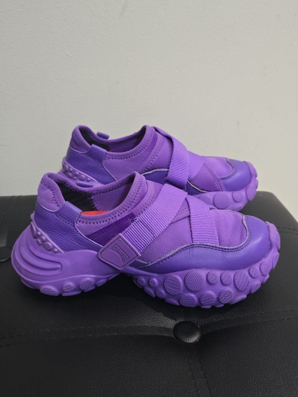 Camper Pelotas Mars shoes, featuring a distinctive chunky textured outsole.